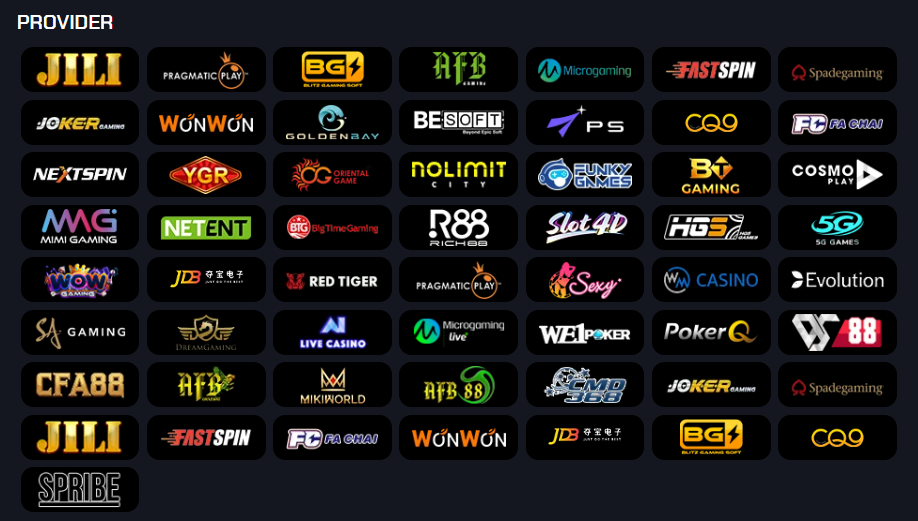 Pinaspgs Game Providers All